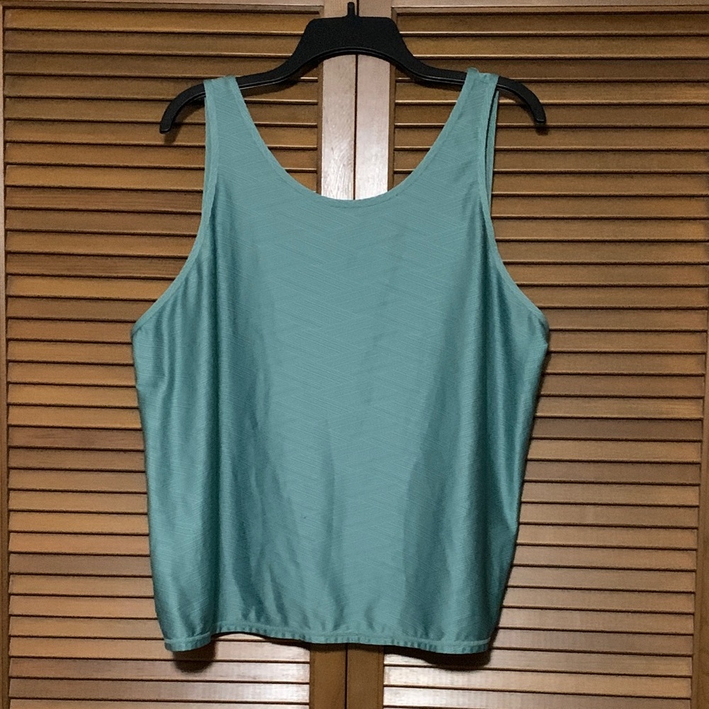 MTA Sport Teal Athletic Sleeveless Tank Top 3X